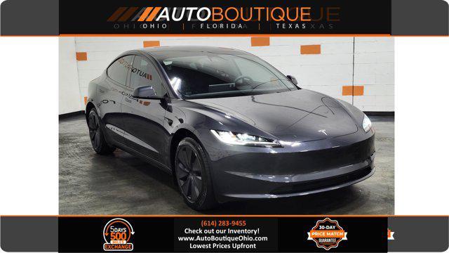 used 2025 Tesla Model 3 car, priced at $35,045