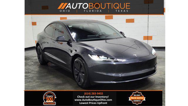 used 2025 Tesla Model 3 car, priced at $35,045