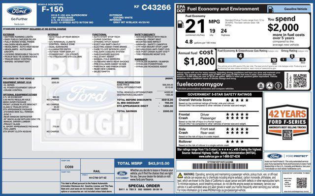 used 2019 Ford F-150 car, priced at $22,900