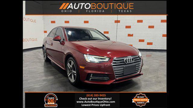 used 2018 Audi A4 car, priced at $15,600