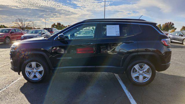 used 2022 Jeep Compass car, priced at $18,100