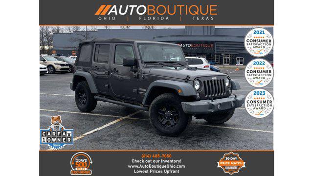 used 2018 Jeep Wrangler JK Unlimited car, priced at $17,500