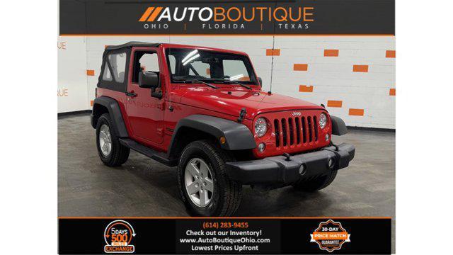 used 2018 Jeep Wrangler JK car, priced at $18,700