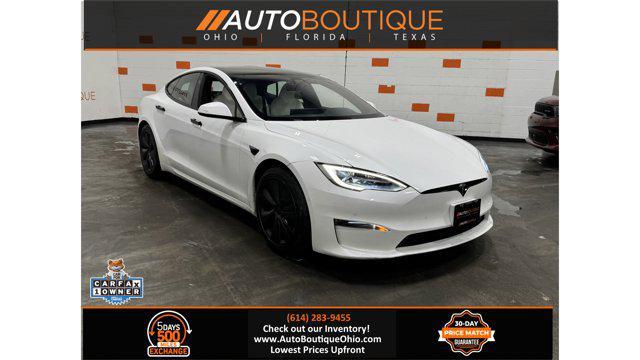 used 2021 Tesla Model S car, priced at $37,900
