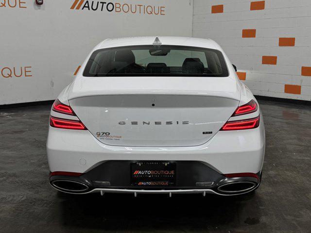 used 2022 Genesis G70 car, priced at $25,100