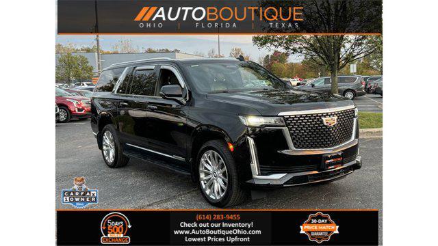 used 2022 Cadillac Escalade ESV car, priced at $54,900