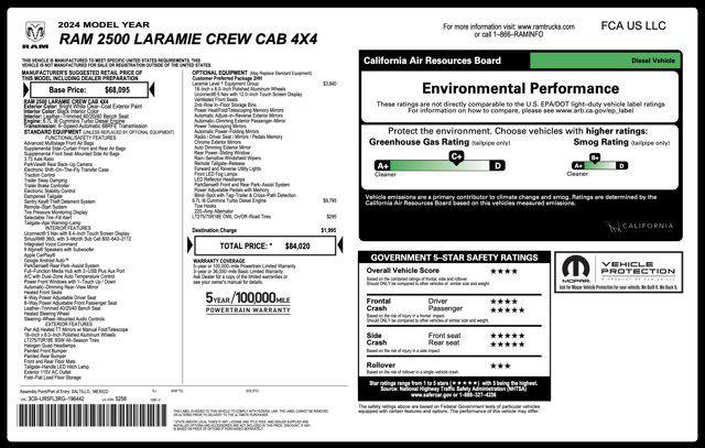 used 2024 Ram 2500 car, priced at $56,500