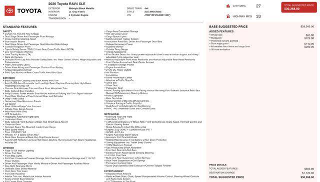 used 2020 Toyota RAV4 car, priced at $24,800
