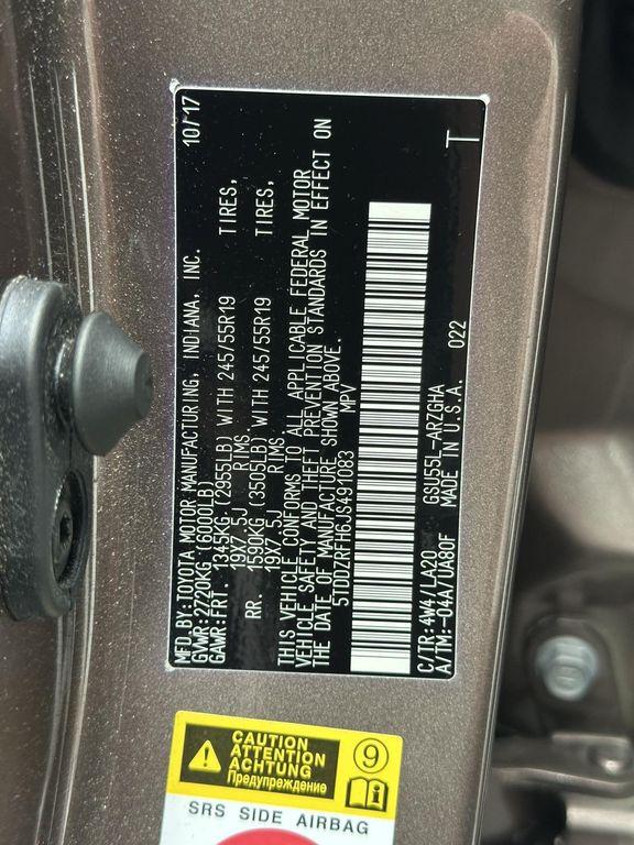 used 2018 Toyota Highlander car, priced at $30,471