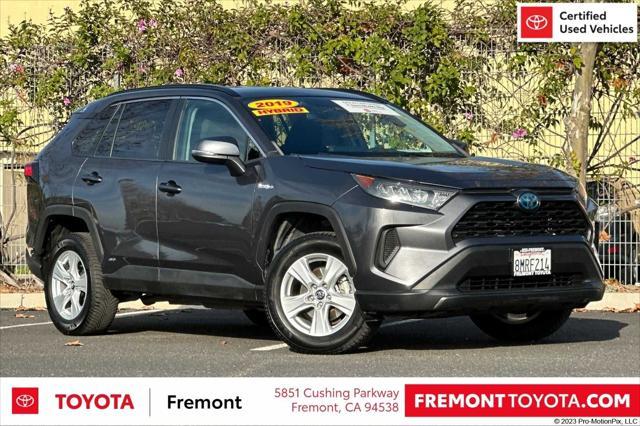 used 2019 Toyota RAV4 Hybrid car, priced at $25,991