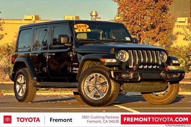 used 2018 Jeep Wrangler Unlimited car, priced at $29,991