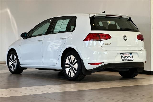 used 2016 Volkswagen e-Golf car, priced at $12,991