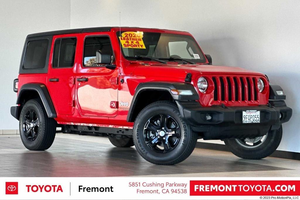 used 2020 Jeep Wrangler Unlimited car, priced at $28,991