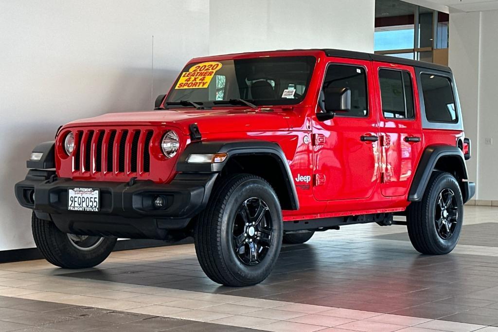 used 2020 Jeep Wrangler Unlimited car, priced at $28,981