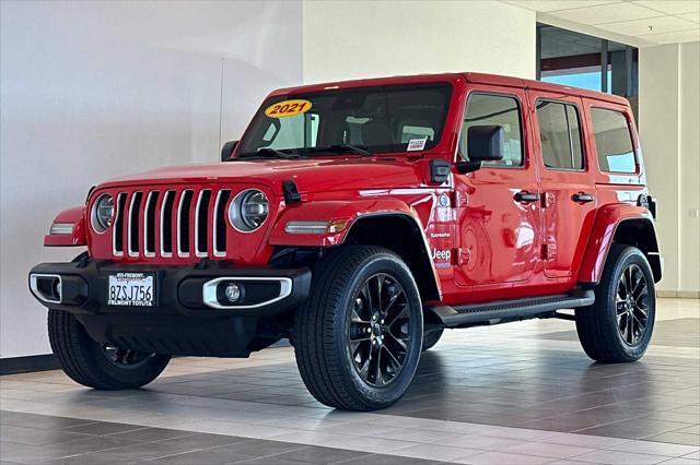 used 2021 Jeep Wrangler Unlimited car, priced at $35,991