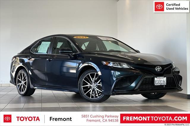 used 2021 Toyota Camry car, priced at $24,488