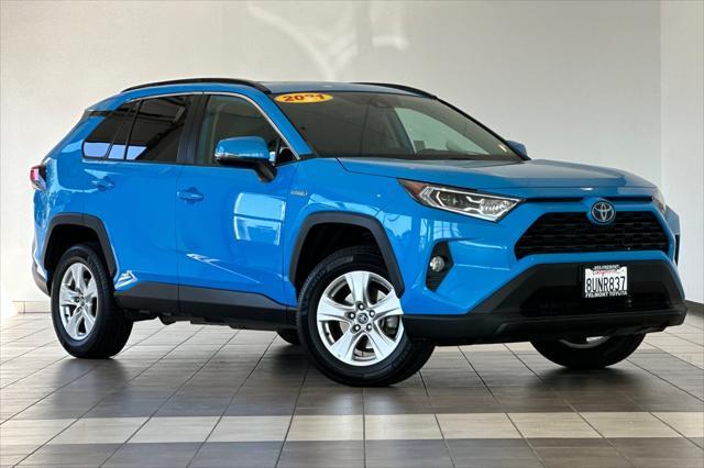 used 2021 Toyota RAV4 Hybrid car, priced at $28,388