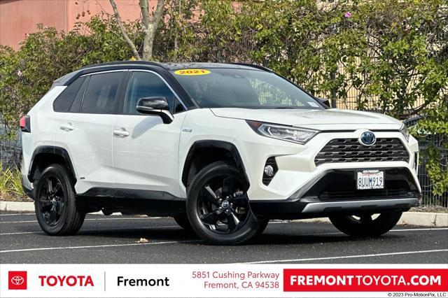 used 2021 Toyota RAV4 Hybrid car, priced at $33,981