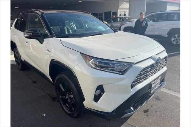 used 2021 Toyota RAV4 Hybrid car, priced at $33,991