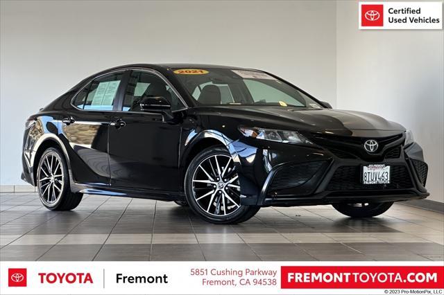 used 2021 Toyota Camry car, priced at $24,488