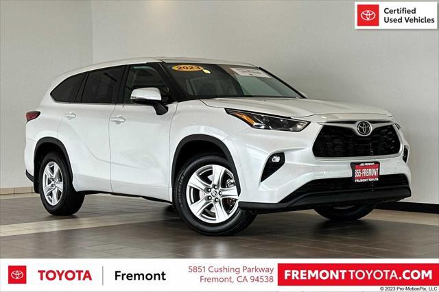 used 2023 Toyota Highlander car, priced at $35,891