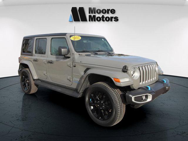 used 2022 Jeep Wrangler Unlimited 4xe car, priced at $33,995