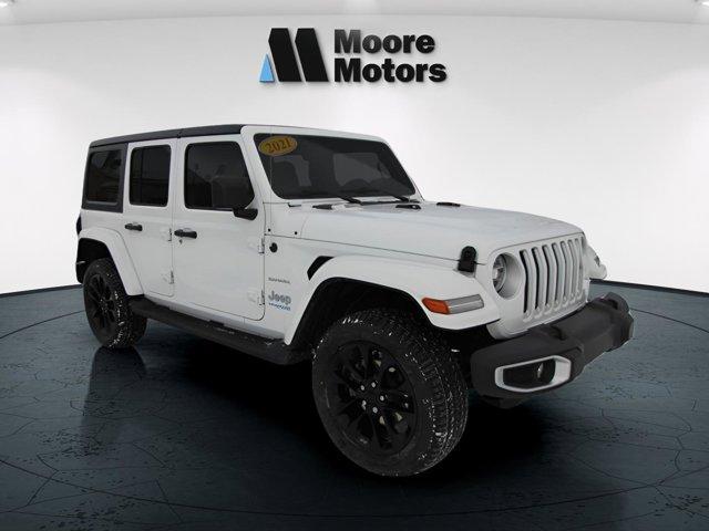 used 2021 Jeep Wrangler Unlimited 4xe car, priced at $32,995