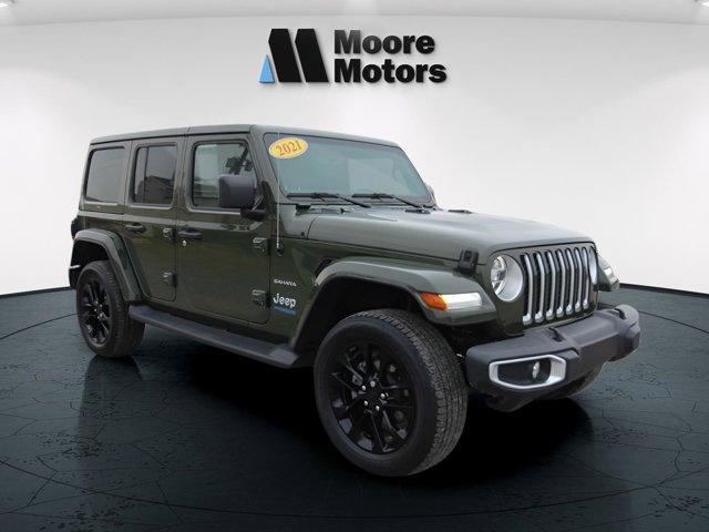 used 2021 Jeep Wrangler Unlimited 4xe car, priced at $33,995