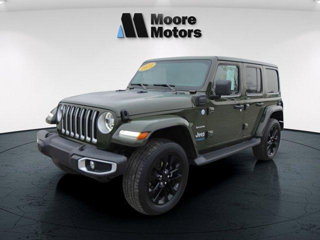 used 2021 Jeep Wrangler Unlimited 4xe car, priced at $33,995