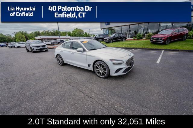 used 2023 Genesis G70 car, priced at $28,500