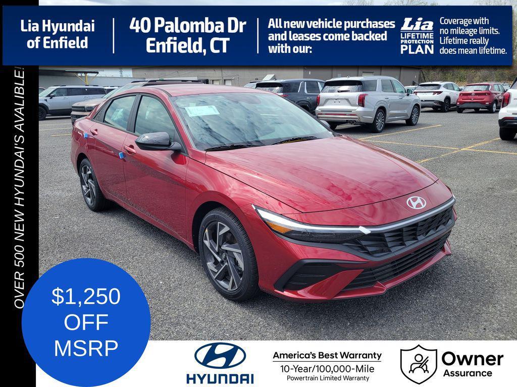 new 2025 Hyundai Elantra car, priced at $25,540