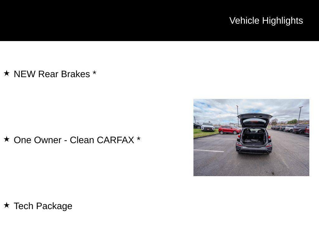 used 2022 Hyundai Kona car, priced at $19,995