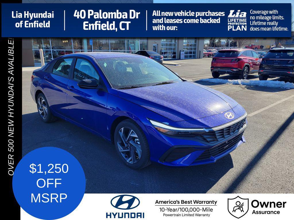 new 2025 Hyundai Elantra car, priced at $25,035