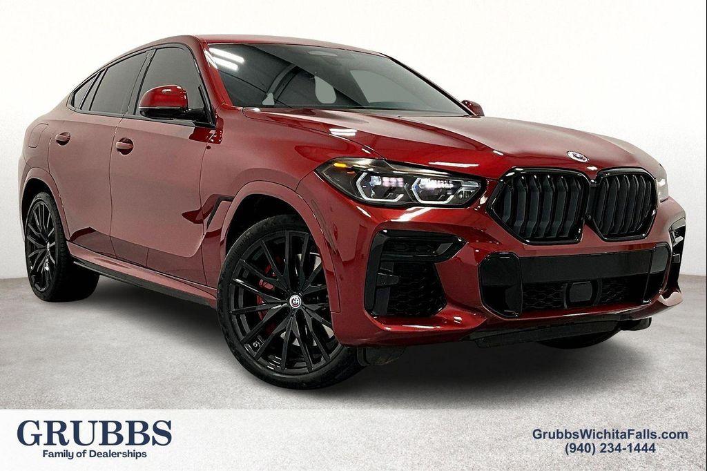 used 2022 BMW X6 car, priced at $53,000