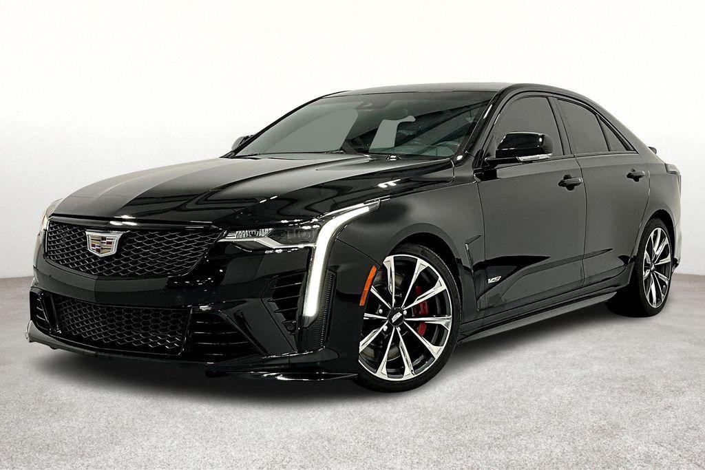 used 2023 Cadillac CT4-V car, priced at $47,000