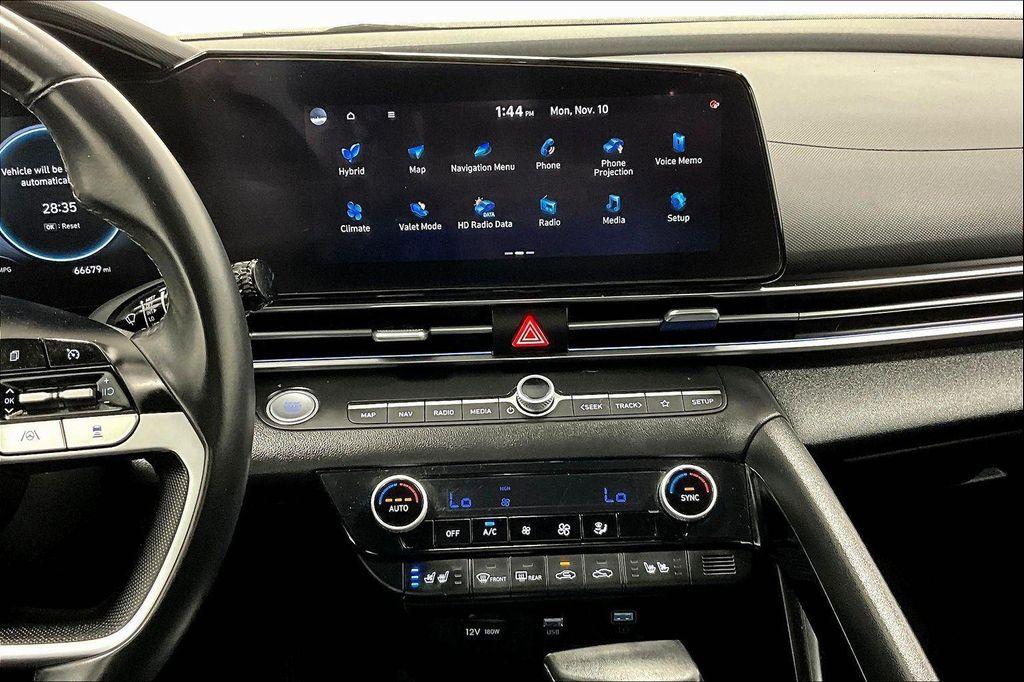 used 2022 Hyundai ELANTRA HEV car, priced at $21,000