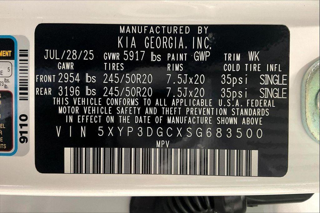 new 2025 Kia Telluride car, priced at $46,445