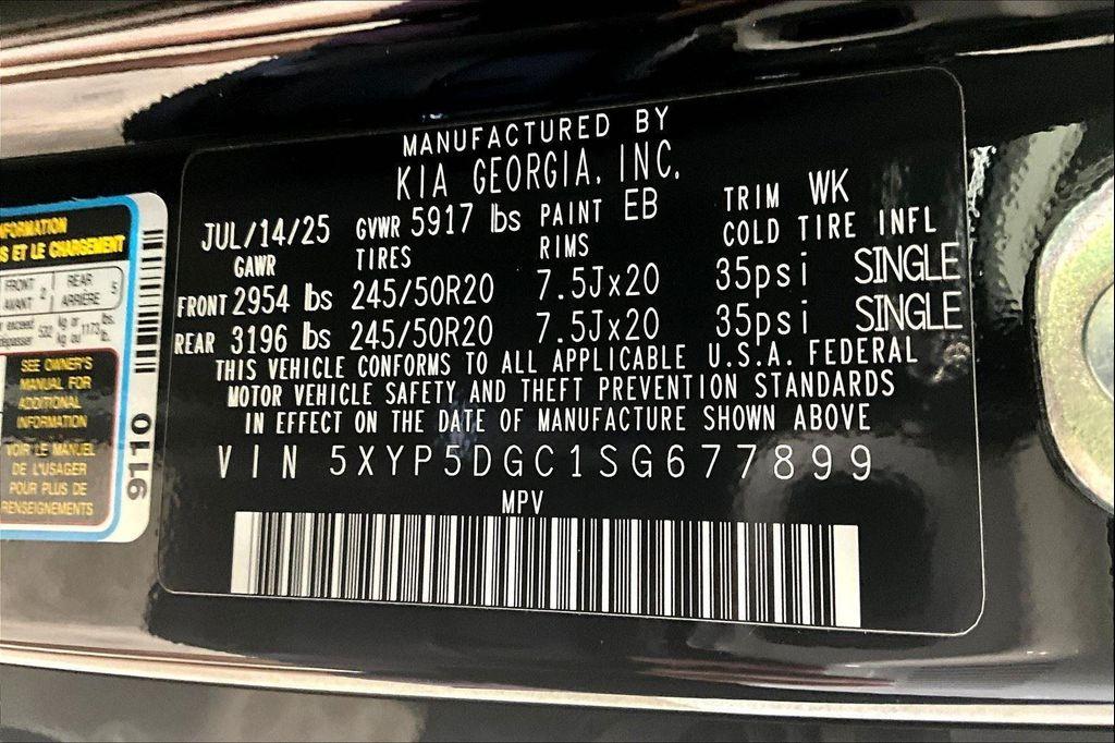 new 2025 Kia Telluride car, priced at $50,605