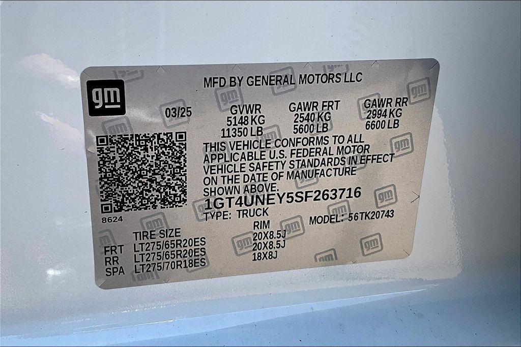 new 2025 GMC Sierra 2500 car, priced at $73,989