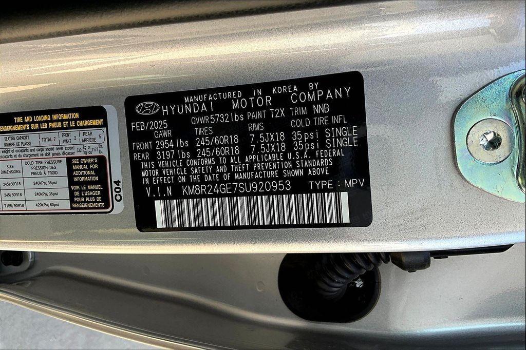 new 2025 Hyundai Palisade car, priced at $40,543