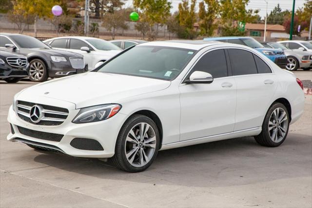 used 2018 Mercedes-Benz C-Class car, priced at $22,950