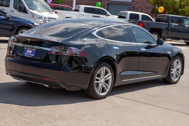 used 2012 Tesla Model S car, priced at $18,499