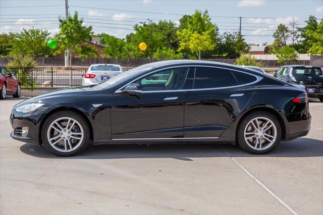 used 2012 Tesla Model S car, priced at $18,499