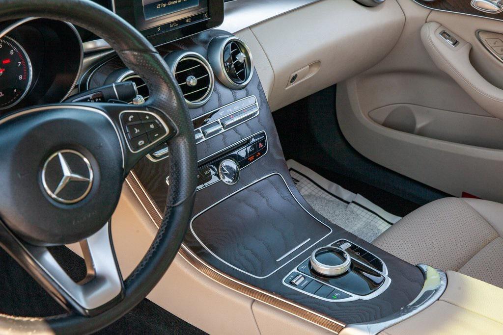 used 2018 Mercedes-Benz C-Class car, priced at $19,950