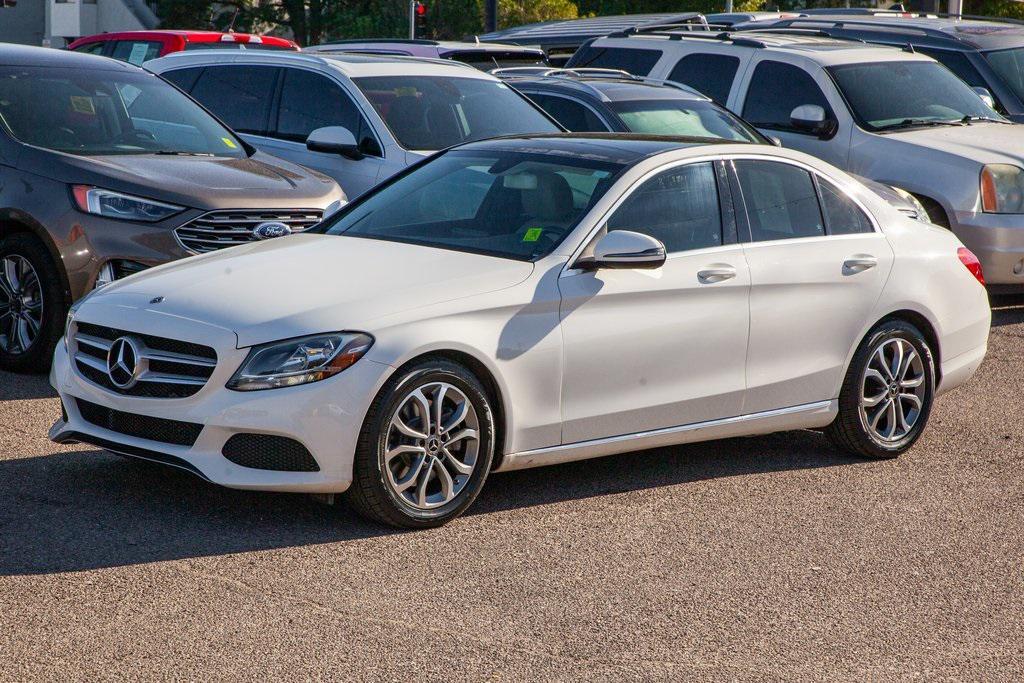 used 2018 Mercedes-Benz C-Class car, priced at $19,950