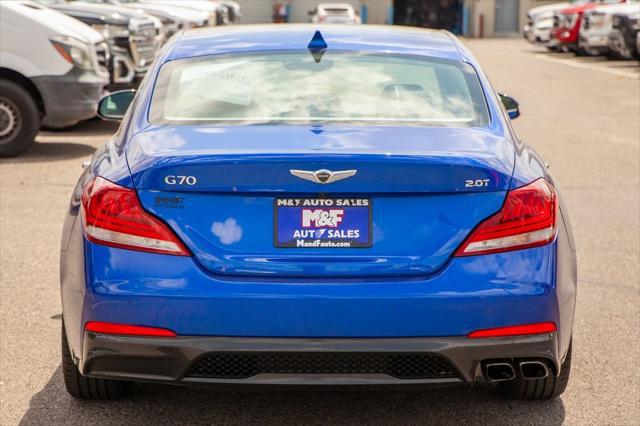 used 2020 Genesis G70 car, priced at $25,950