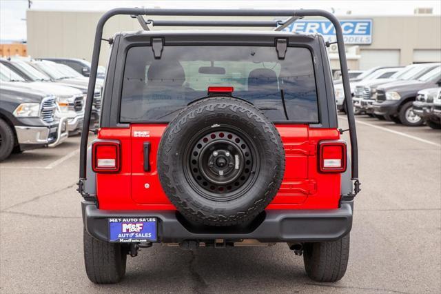 used 2018 Jeep Wrangler car, priced at $19,200