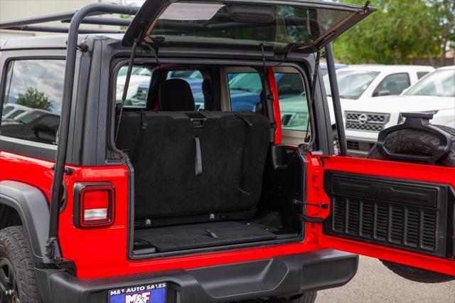 used 2018 Jeep Wrangler car, priced at $19,200