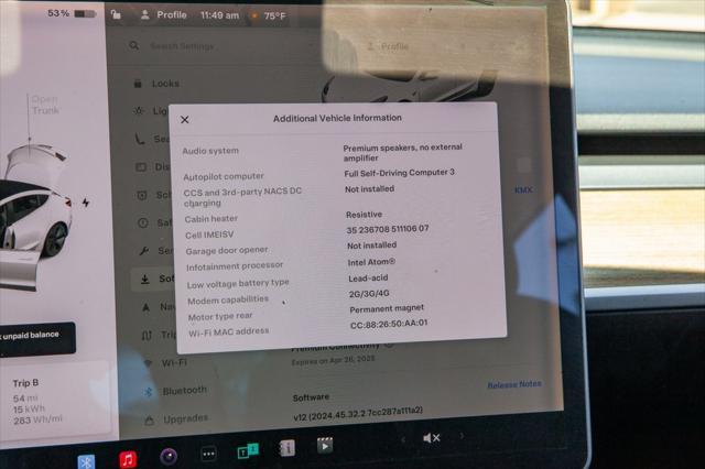 used 2020 Tesla Model 3 car, priced at $24,499