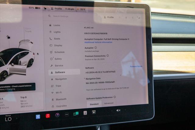 used 2020 Tesla Model 3 car, priced at $24,499